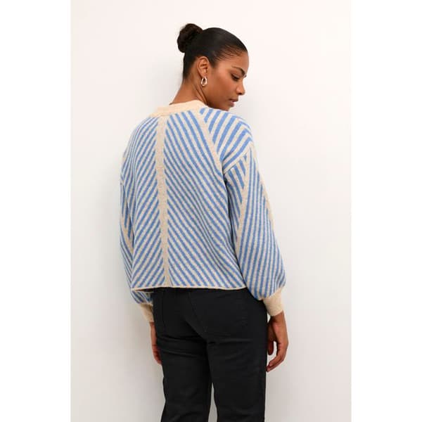 Pull dam KAFFE Vera beige S