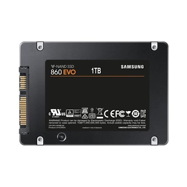 SAMSUNG - Intern SSD - 860 EVO - 1TB - 2,5" (MZ-76E1T0B/EU)