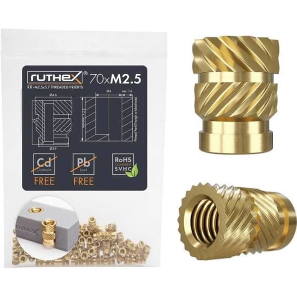 ruthex broche filetée RX-M2,5x5.7 GE-M25x57-001