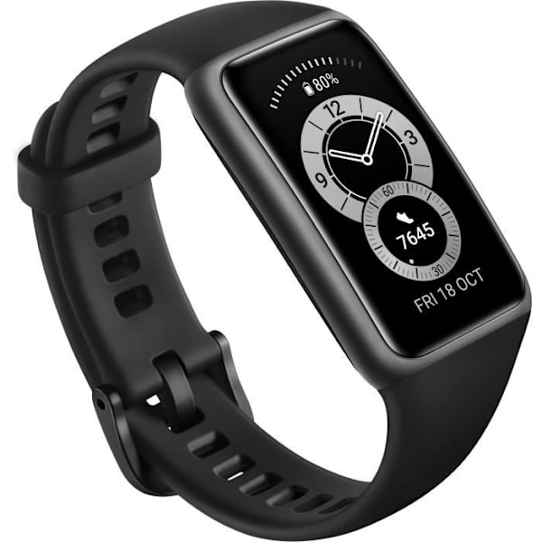 HUAWEI Band 6 - Connected klocka - 1,47" FullView AMOLED-skärm - Svart