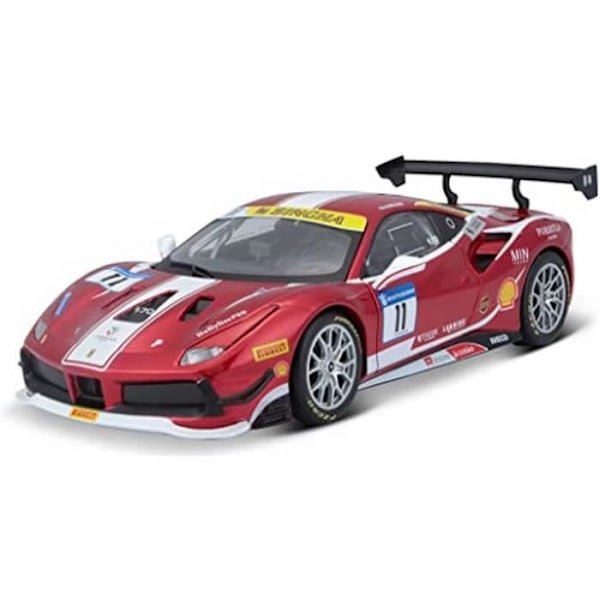Monterade modeller - Ferrari 488 Challenge Red 1/24 Burago Röd
