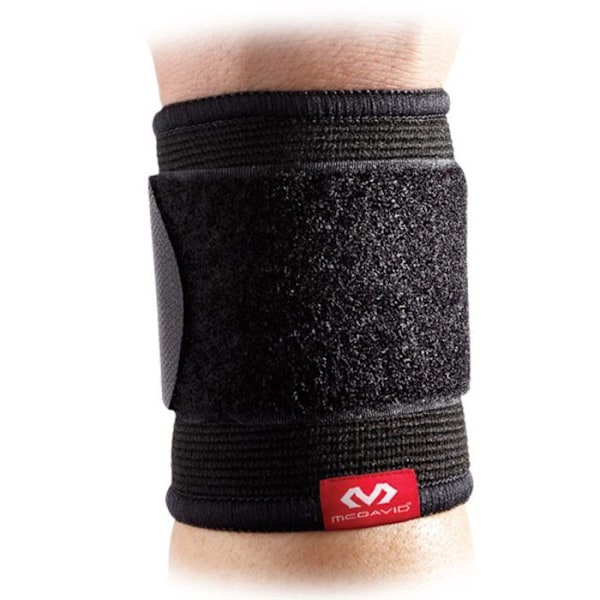 Elastiskt armband - McDavid - Dubbel elastisk - Optimal stöd - Kompression av mjuka vävnader - Unisex svart L/XL