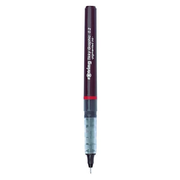 rOtring Tikky Graphic fineliner 0,20 mm, svart bläck