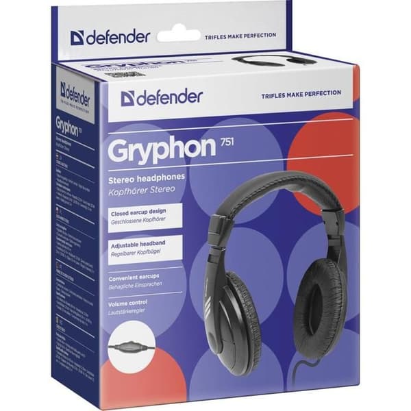 Gryphon Defender 751 svart hjälm