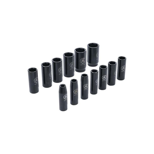 Långt slaghylsset - BGS TECHNIC - 10-32 mm - Chrom-Molybdän-Stahl