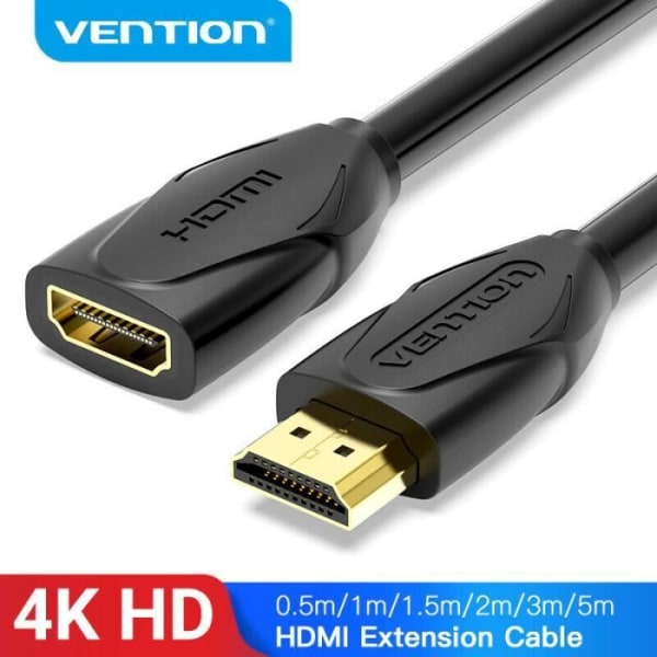 VENTION Förlängningskabel HDMI hane till hona 4K @ 60Hz 2m