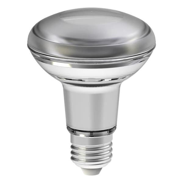 LED-lampa - LEDVANCE - R80 - 8,5W - 670Lm - 2700K - E27 - IP20 - 36° Vit varm