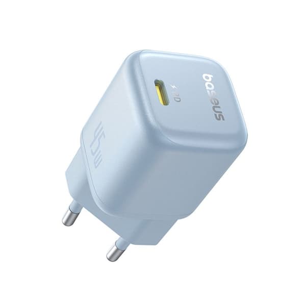 Nätadapter - BASEUS - PicoGo - 45W - USB-C - Galaxblå Galaxy Blue