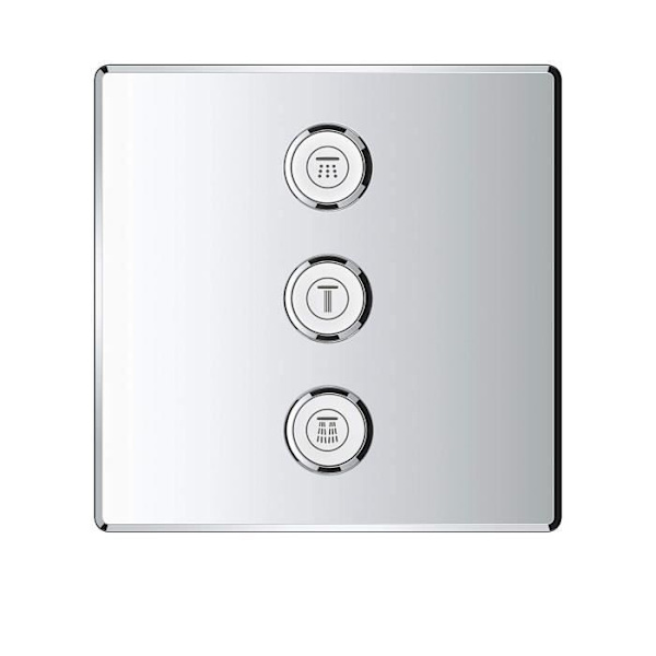 GROHE Grohtherm SmartControl Kontrollpanel 3 uttag, krom - 29127000