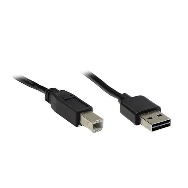 Alcasa USB 2.0 A-B, 1 m, 1 m, USB A, USB B, 2.0, hane-hane, svart