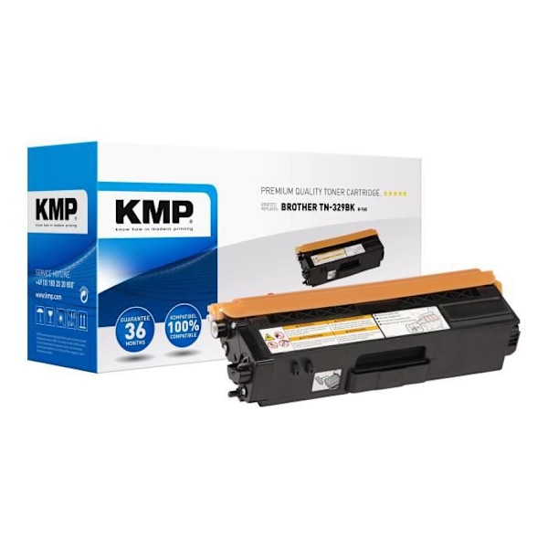 KMP B-T65 svart tonerkassett (alternativ för: Brother TN-329BK) för Brother DCP-L8450CDW, HL-L8350CDW, HL-L8350CDWT,...