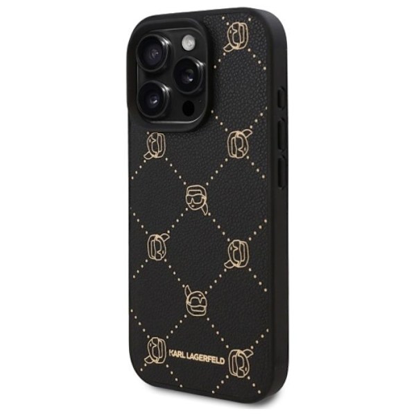 Coque Karl Lagerfeld MagSafe Karl Head för iPhone 16 Pro Max (svart)