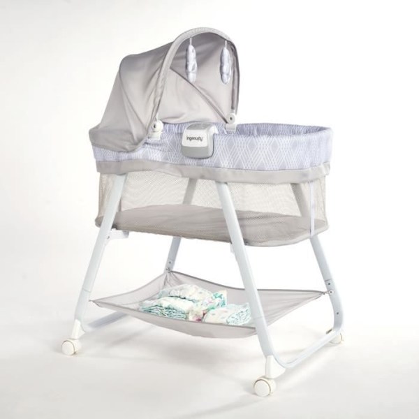Lullanight™ Ingenuity™ Cradle - Gem™ - Grå - 40 x 80 cm - Nattlampa - Enkel förvaring
