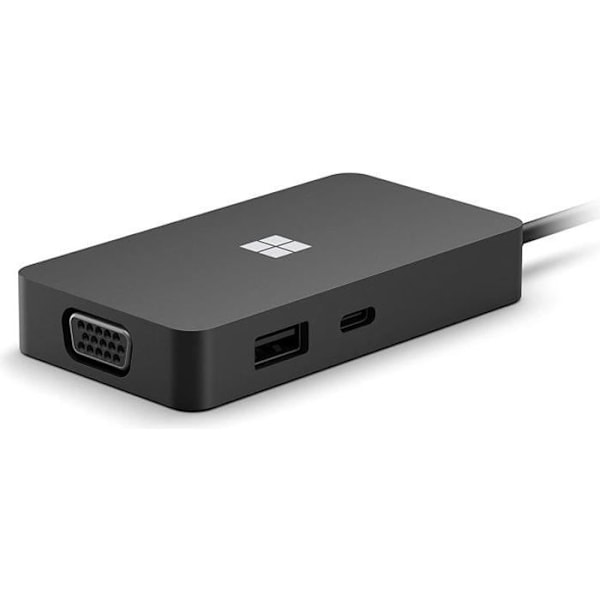 MICROSOFT USB-C Travel Hub - USB-C Multiport Adapter - 5-i-1 Svart