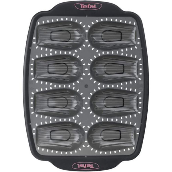 TEFAL J4172614 CRISPYBAKE Form 8 madeleines 29X21cm Svart