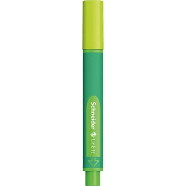 Stiftpenna - Link-It - Grön Äpple - 0,4 mm - Locklös - Ergonomisk Äppelgrön