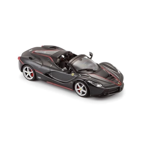 Ferrari Signature Aperta Black metallbil i skala 1/43 - BBURAGO - För pojkar från 3 år och uppåt