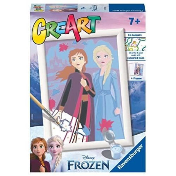 Målarset - RAVENSBURGER - Frost - Målarfärg från 7 år - Papperspalett - Vattenfärger Flerfärgad