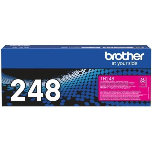 Brother TN248M Standard Magenta Ink Toner - 1000 sidor