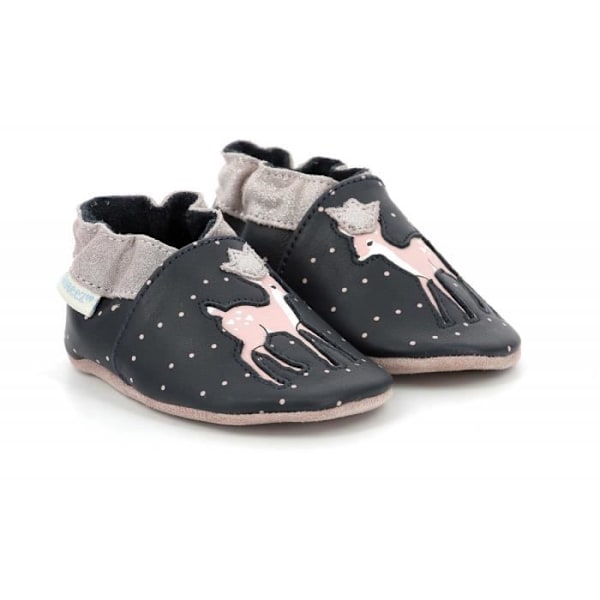 Chaussons - ROBEEZ - Liten Hjort - Läder - Optimal komfort - Mixte Marin 19