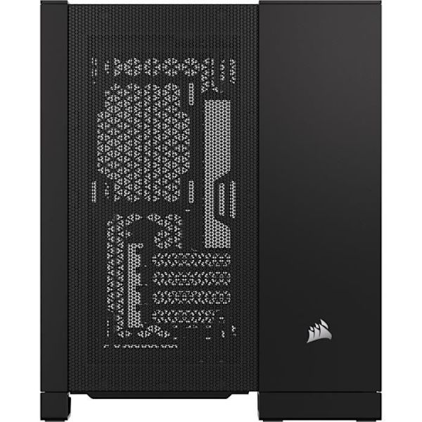 PC-fodral - CORSAIR - 2500D AIRFLOW Micro ATX Dual Chamber - Svart