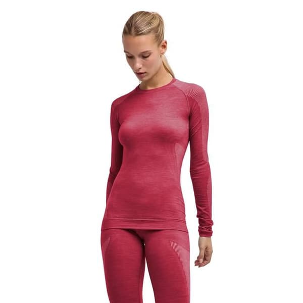 Långärmad undertröja dam Falke Wool-Tech Light - ruby 30 rubin 30) XS