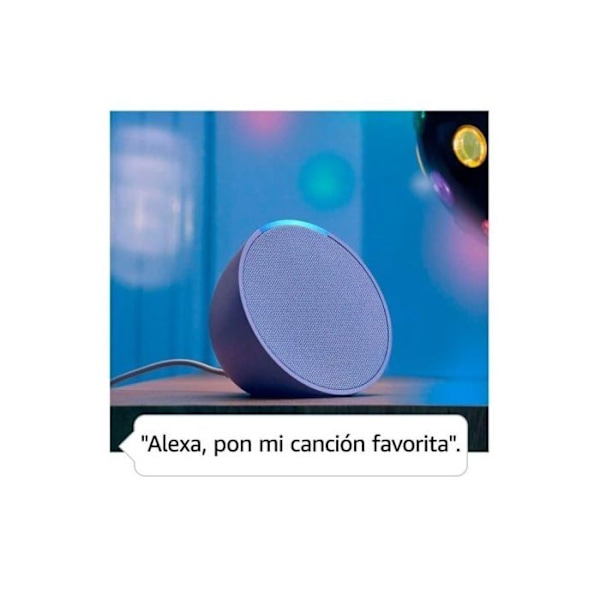Smart högtalare - AMAZON - Echo Pop - Lila - Trådlös