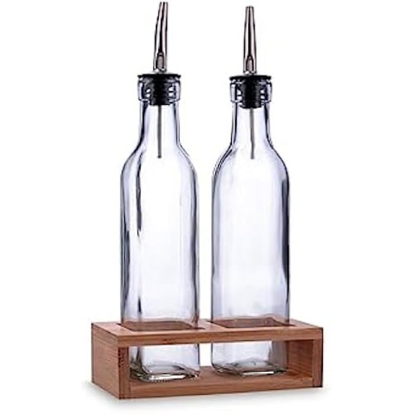 Olja och vinäger set - QUID - Transparent glas - 260 ml - Tål maskindisk Transparent
