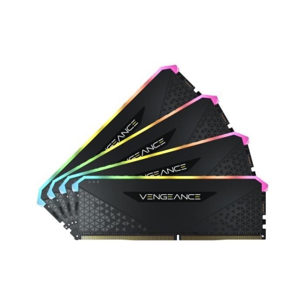 CORSAIR Vengeance RGB RS 3200MHz 128GB (4x32GB) DIMM DDR4 för AMD Ryzen AMD Threadripper & Intel XMP (CMG128GX4M4E3200C16)