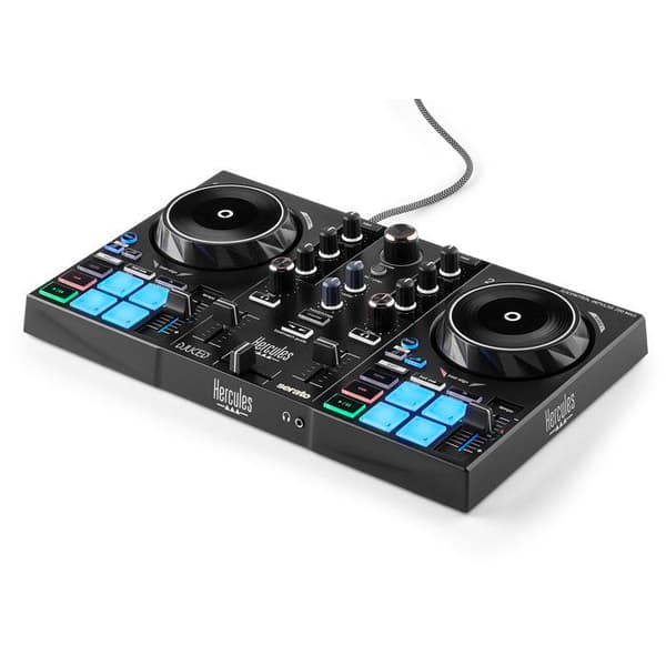 DJ-kontroller USB - DJ Control Inpulse 200 MK3 - USB-C bussdriven - Taktile joghjul 90 mm - 4 multifunktionella pads