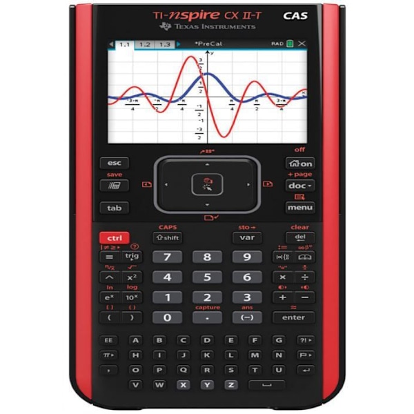 Texas Instruments TI-NSPIRE CX IIT CAS-kalkylator Svart