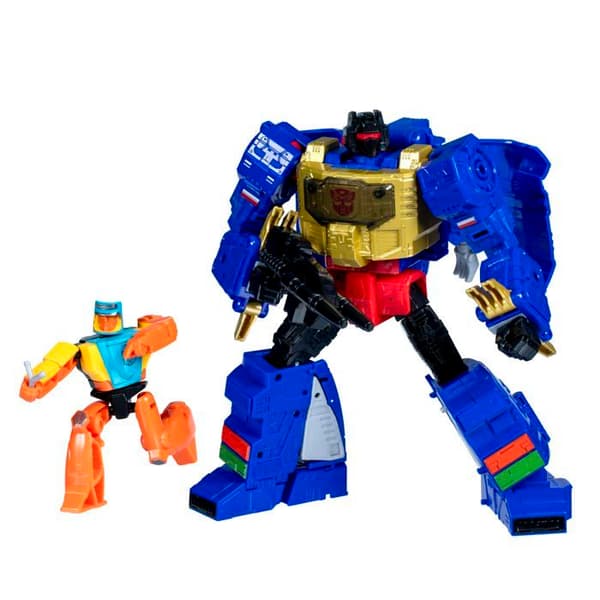 Actionfigur - Transformers - G0487 - Grimlock - 2-i-1 konvertering - Ledad Blå