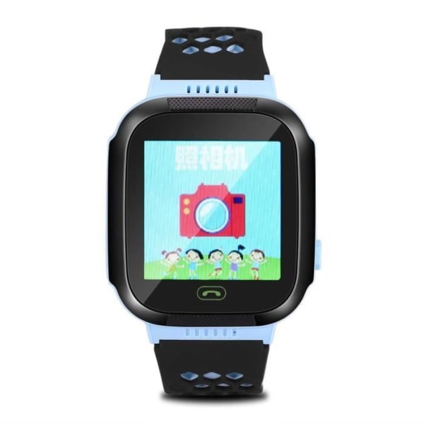 Smart klocka för barn med klockarmband SOS ficklampa för barn för Android iOS Blue-TIP