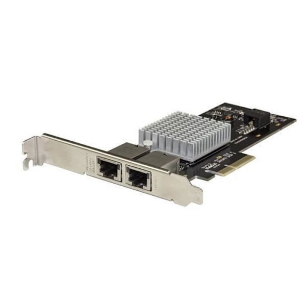 2-portars 10GBase-T PCI Express nätverkskort - NBASE-T med Intel X550 Chipset - STARTECH.COM Svart