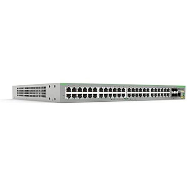 Switch - ALLIED TELESIS - AT-FS980M/52PS-50 - Hanterad Layer 3 Lite - 48 x 10/100TX PoE+ - 4 x SFP - 540W PoE Grå