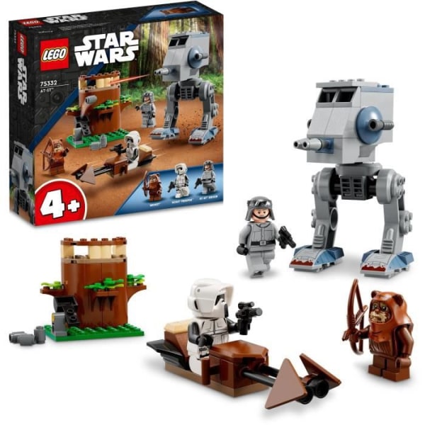 LEGO Star Wars 75332 AT-ST Walker Toy med Scout Trooper Minifigure