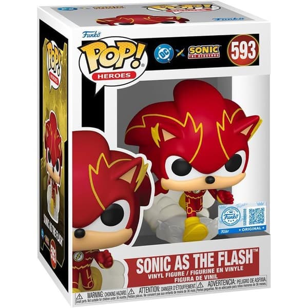 Figurine Funko Pop! N°593 | Jla & Sonic | Sonic Flash