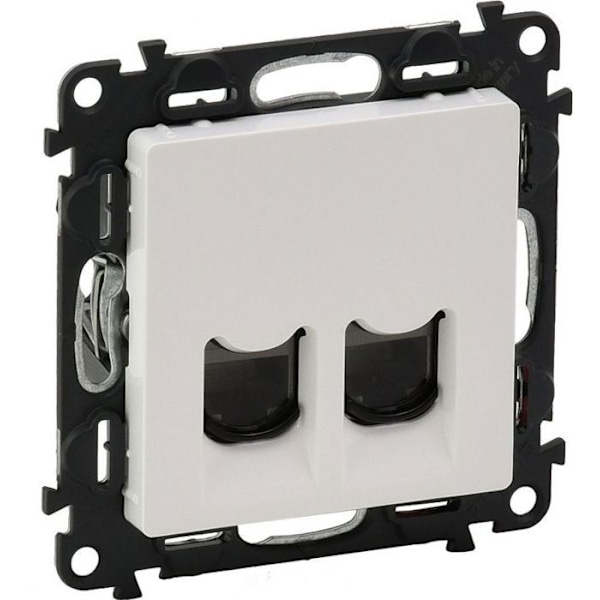 Switch - hub ethernet - injektor Legrand - 753143 - VALENA LIFE dubbel RJ45 nätverksuttag cat.6 UTP vit ()