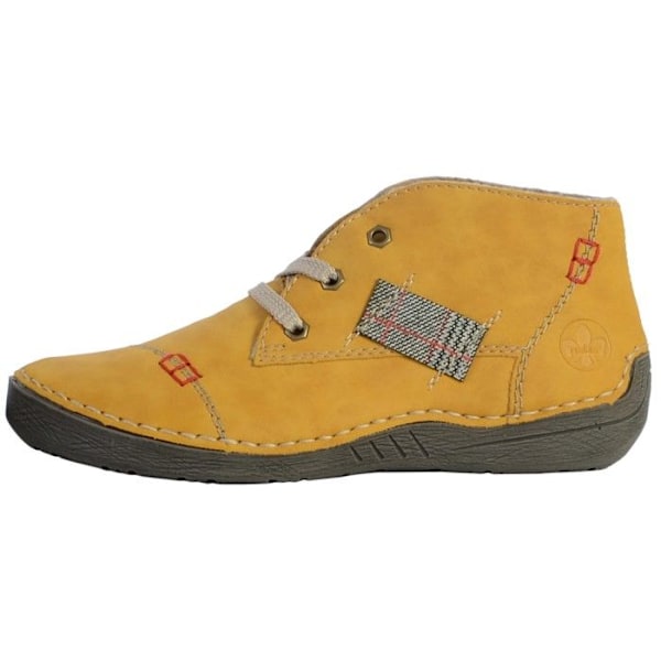 Rieker Morelia High Boot - Dam - Gul - Patchwork - Snören - Exceptionell komfort Gul 41