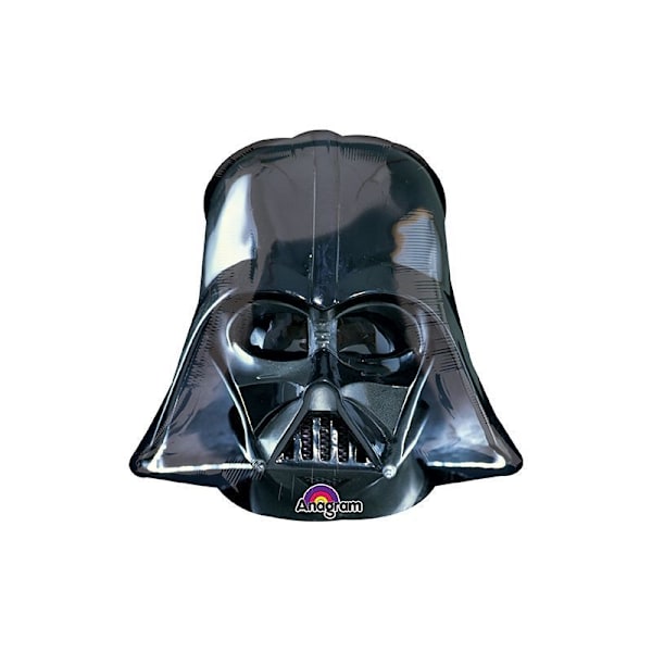 Ballong - Star Wars - Darth Vader - Aluminium - 63cm - Uppblåsbar med helium Svart