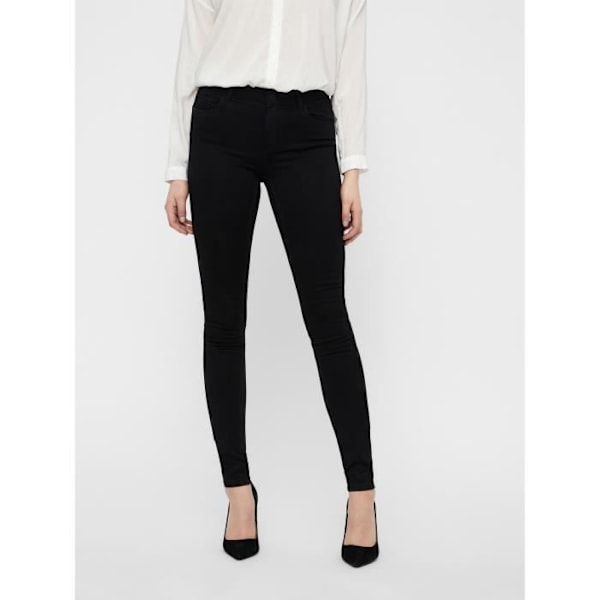 Jean Skinny - VERO MODA - Seven Shape Up - Svart - Dam - Push Up-kantning Svart 26