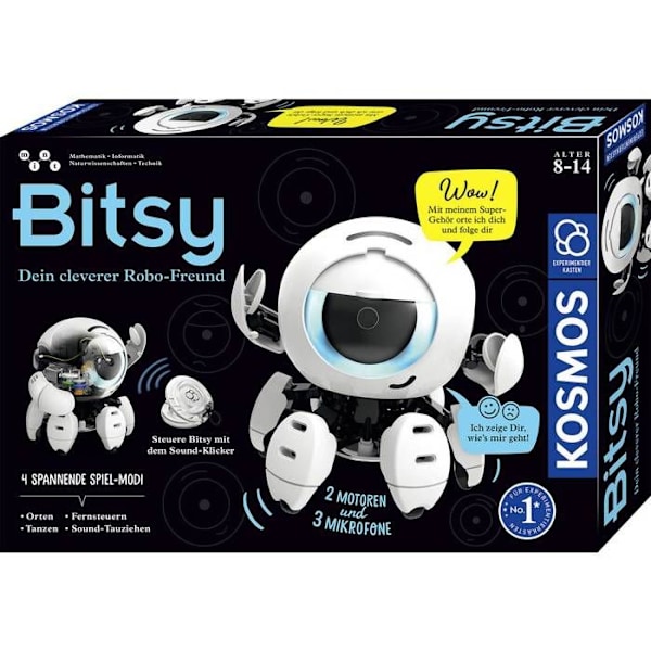 Kosmos 43678786 Bitsy - Dein smartare Robo-Freund robotics Experience box 8 - 14 år