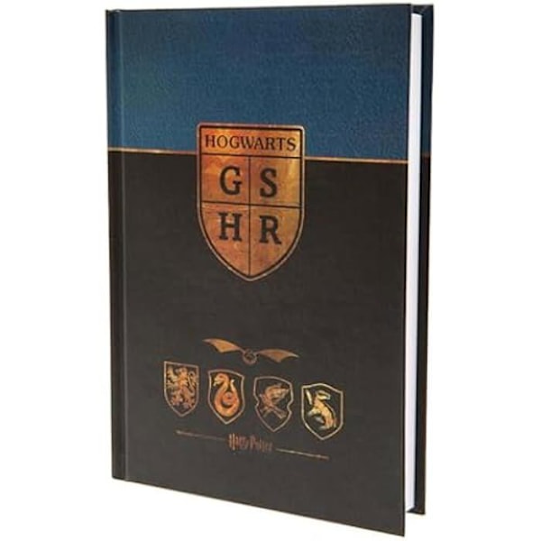 Anteckningsbok - BLUE SKY STUDIOS - Harry Potter Premium A5 - Hogwarts Emblem - Flerfärgad - Inomhusbruk Flerfärgad
