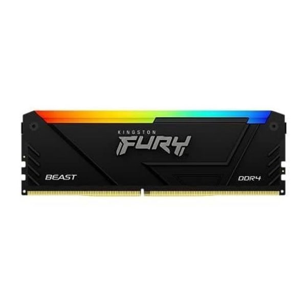 RAM - KINGSTON - FURY Beast RGB - 8GB - DDR4-3733 - ECC - CL17