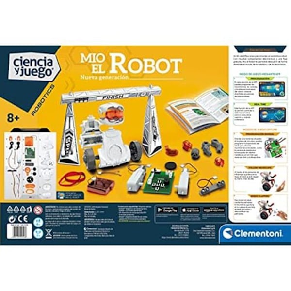 Utbildningsleksak - CLEMENTONI - Mio Robot - Flerfärgad - Från 8 år - Programmerbar Flerfärgad
