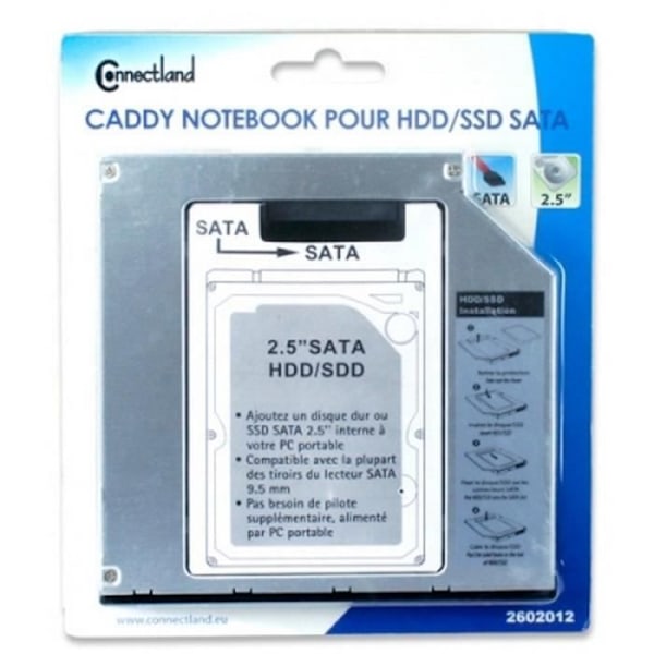 Caddy NOTEBOOK för HDD/SSD SATA