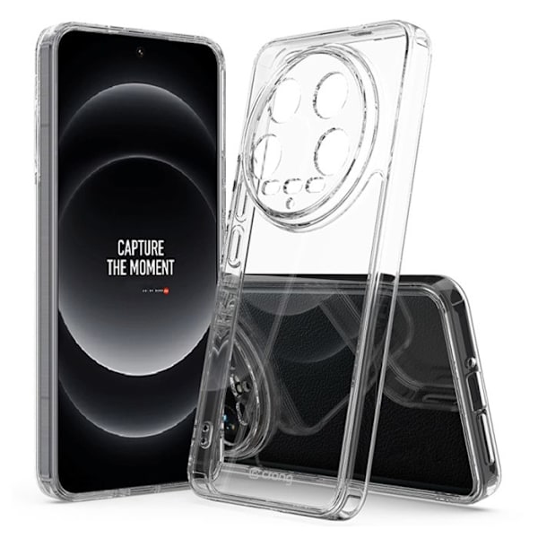 Skyddsskal - Crong - Crystal Shield Cover - Transparent - Kompatibel med Xiaomi 14 Ultra - Stötsäker Transparent