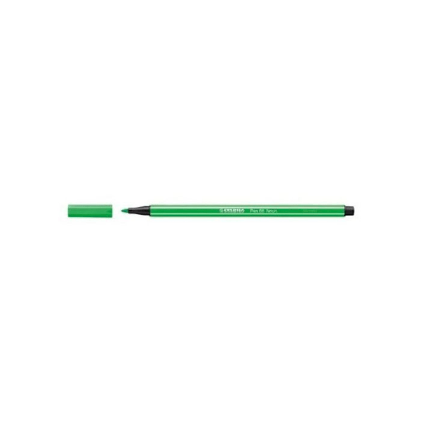 STABILO AQUACOLOR filtpenna - Förpackning om 10 - Grön - 1 mm spets - Vattenavvisande Grön