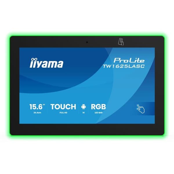 Touchscreen - iiyama - TW1625LASC-B3PNR - 15,6" IPS - Android 14 - NFC/RFID