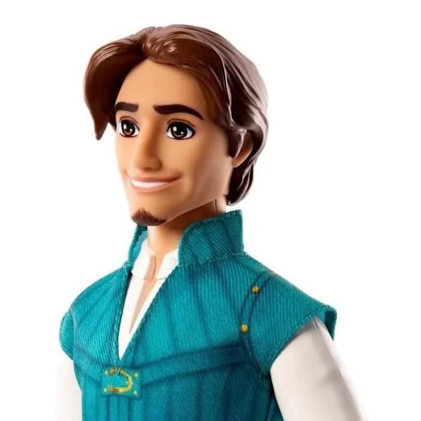 Flynn Rider Mattel Disney Doll HLV98 Grönt, brunt och vitt